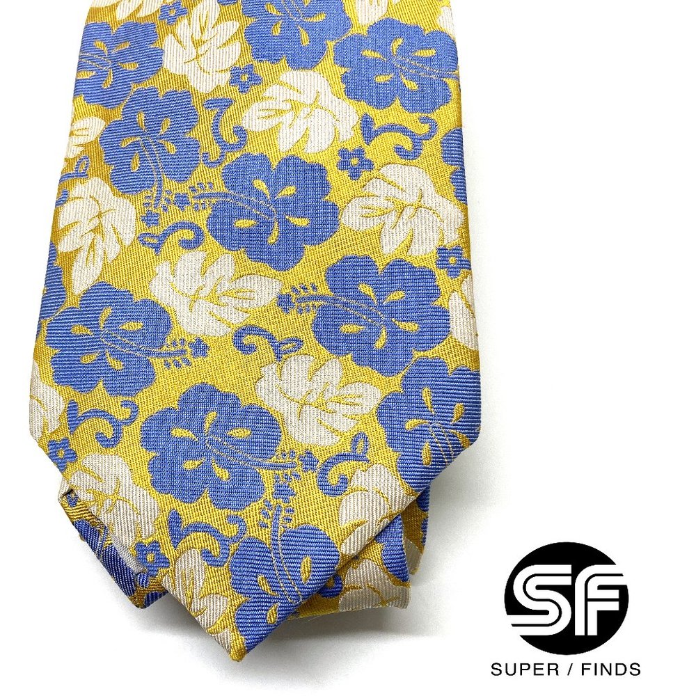 Brooks Brothers Tie | Yellow and Blue